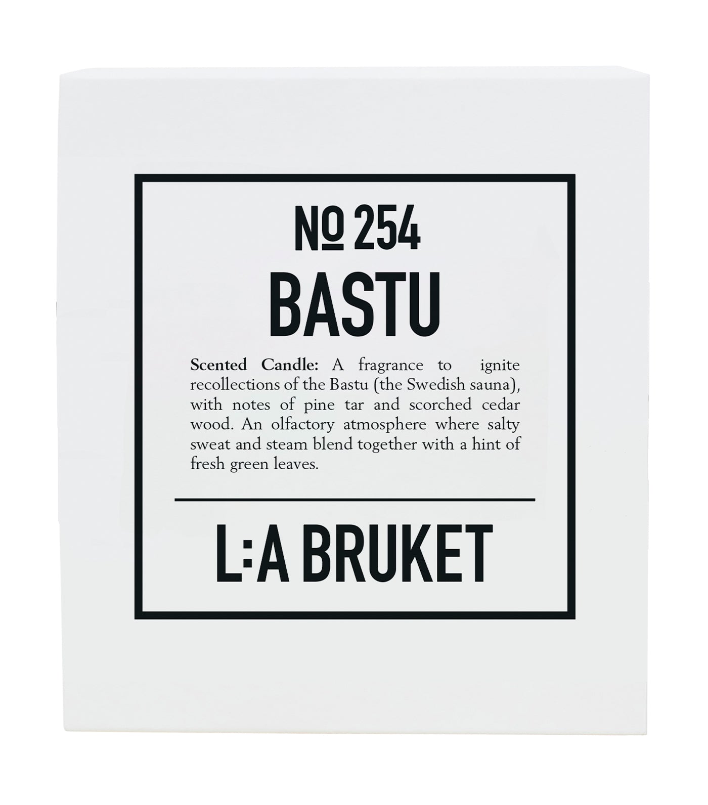 254 Scented Candle Bastu