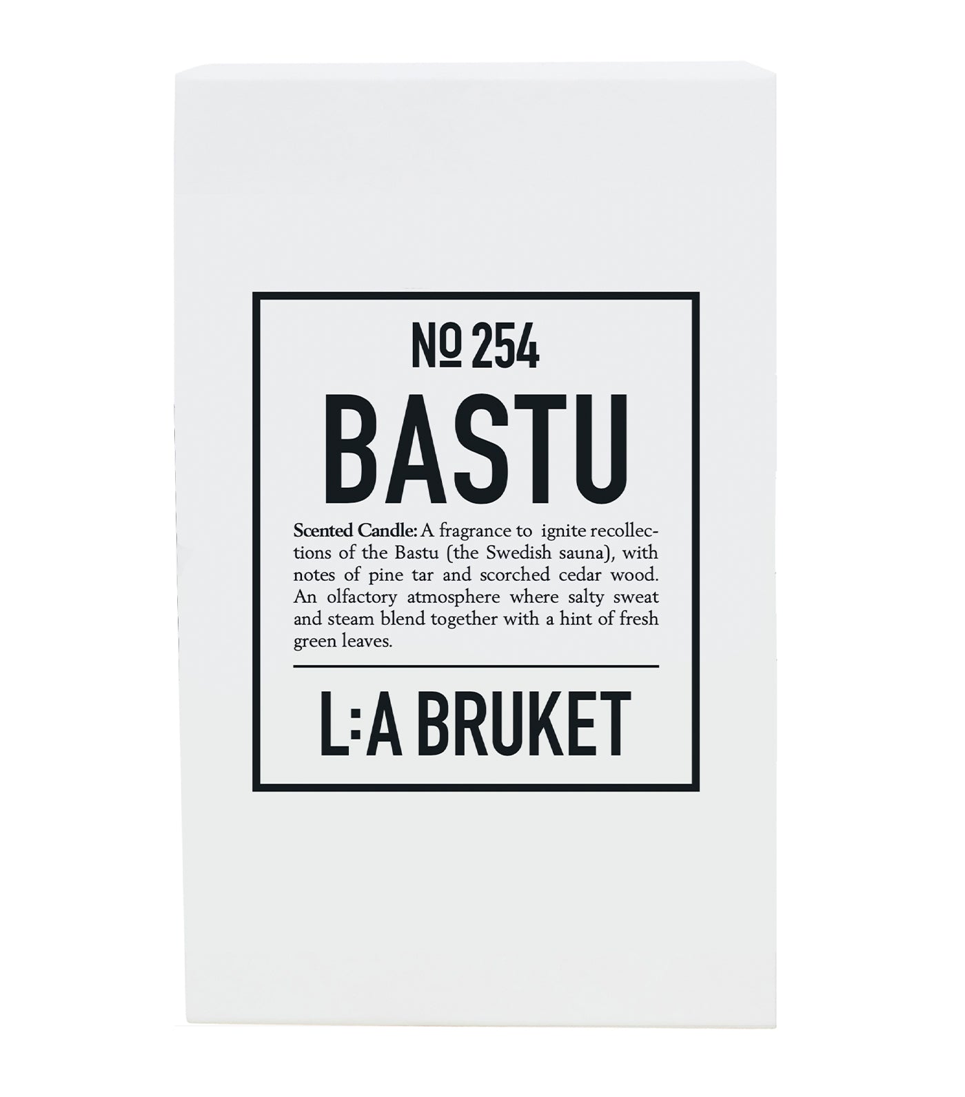 254 Scented Candle Bastu