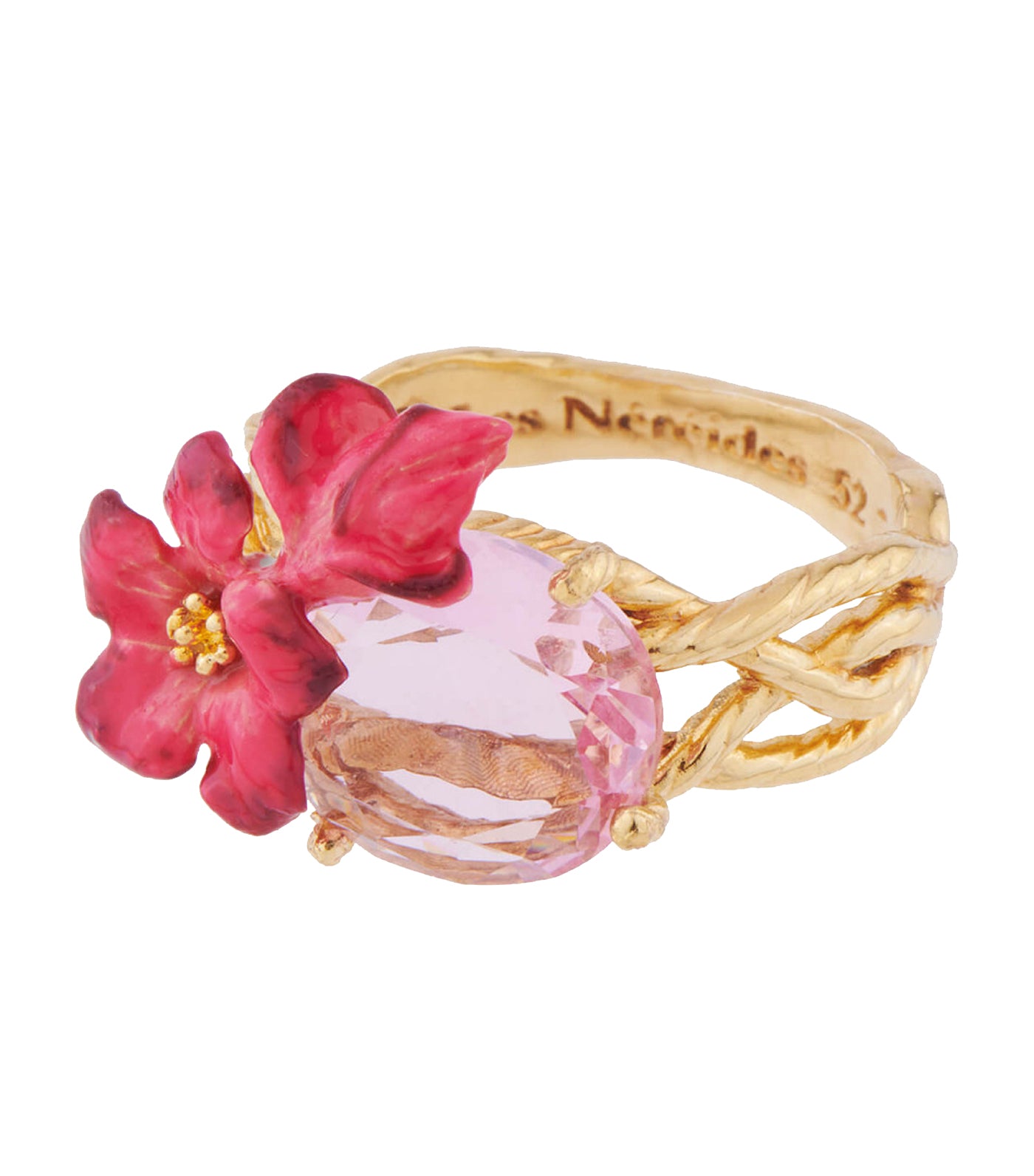Oleander Blossom Cocktail Ring