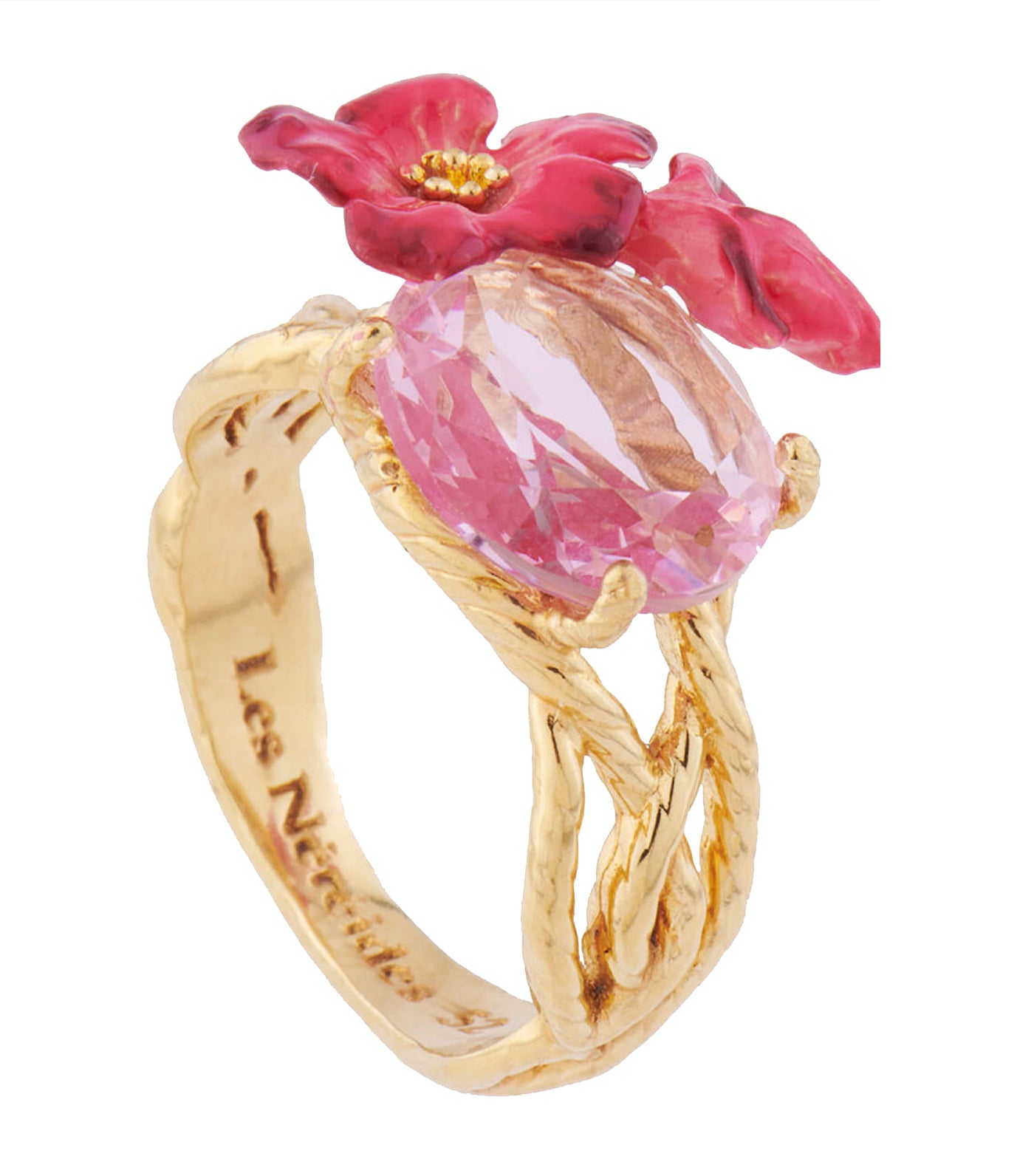 Oleander Blossom Cocktail Ring