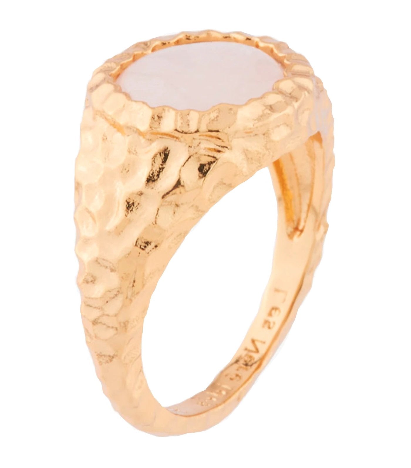 Les Néréides Pink Quartz Solitaire Ring