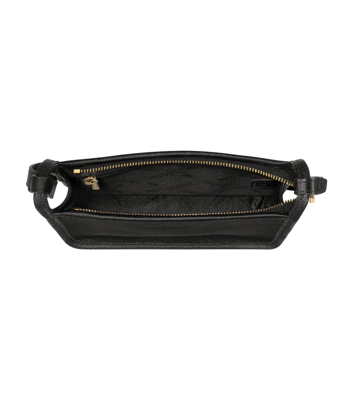 Le Foulonné Zipped Crossbody Bag S Black