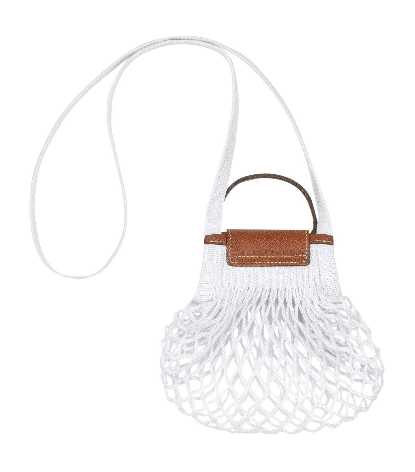 Le Pliage Filet Crossbody Bag XS Ecru