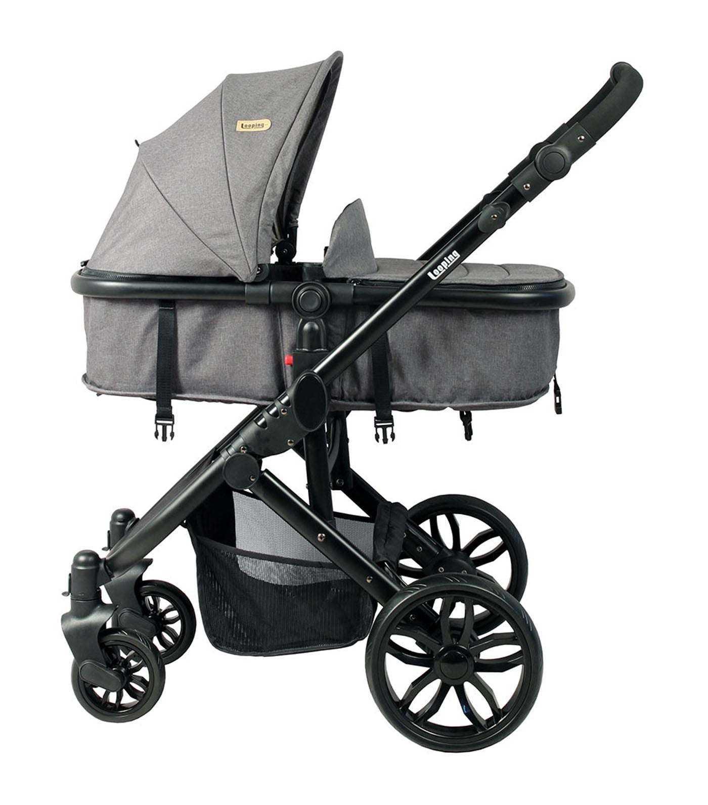 looping black frame sydney stroller