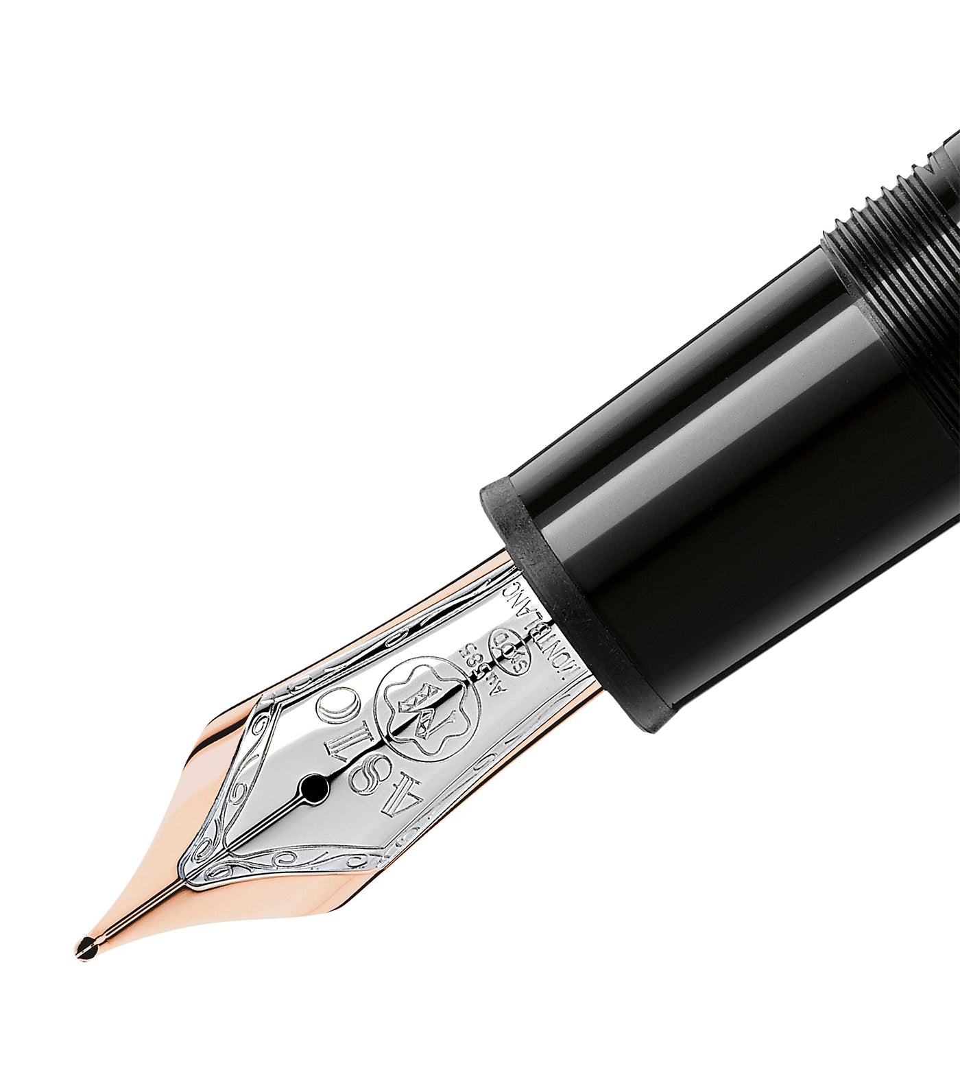 Meisterstück Rose Gold-Coated LeGrand Medium Fountain Pen Black