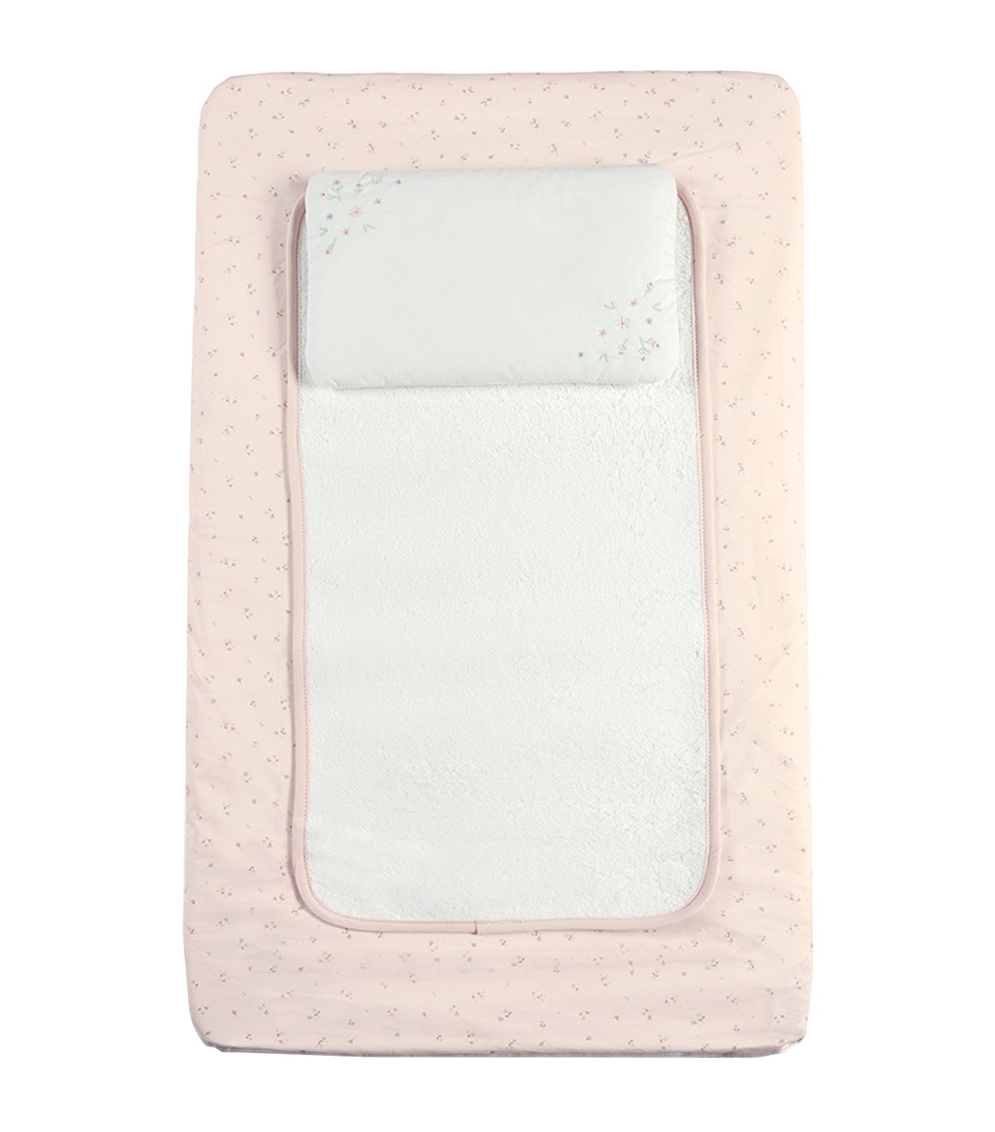 mamas & papas welcome to the world pink luxury changing mattress