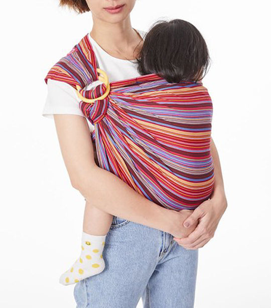 mamaway rainbow mocca baby ring sling