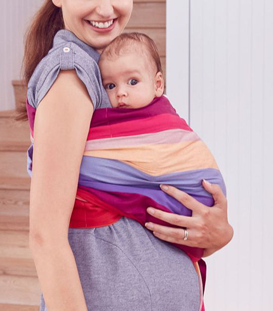 mamaway rainbow sweetheart baby ring sling