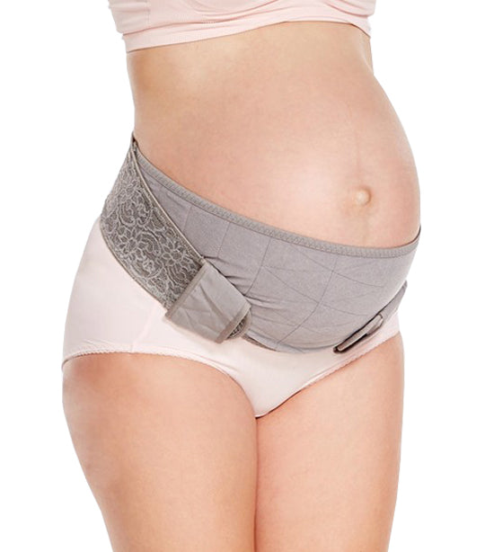 mamaway gray ergonomic maternity support belt pregnancy lift sleep & back pain relief