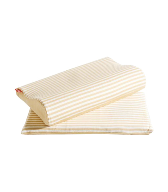 mamaway yellow medical grade hypoallergenic 3-in-1 growth pillow