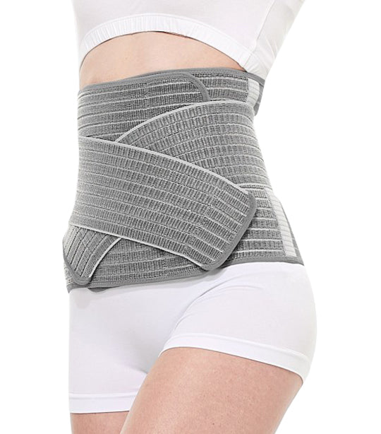 mamaway gray nano bamboo postnatal recovery & support belly band