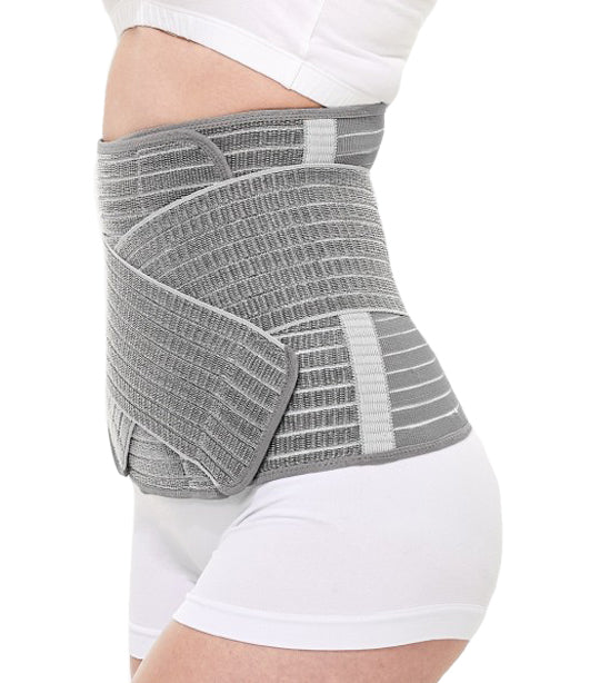 mamaway gray nano bamboo postnatal recovery & support belly band