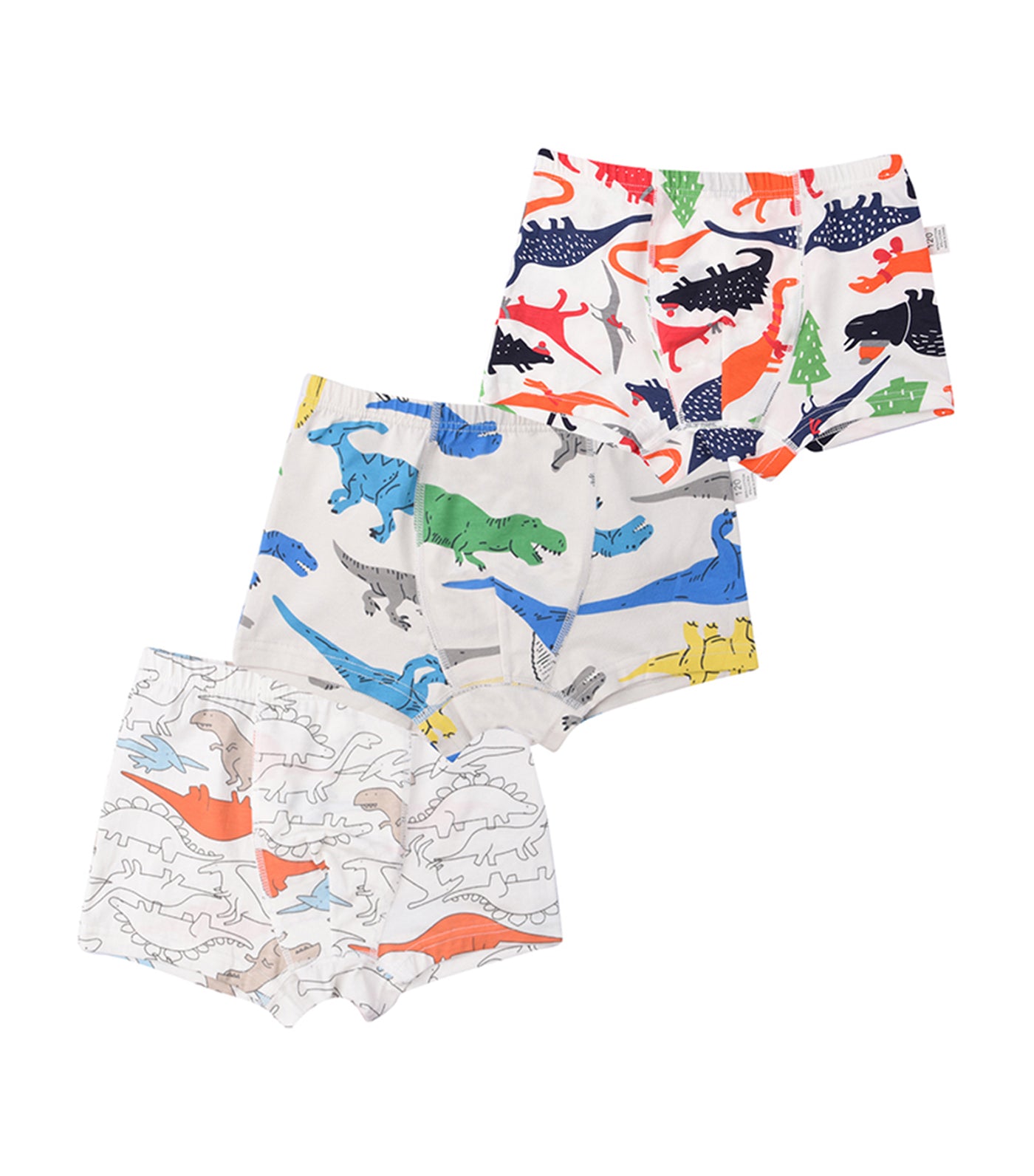 meet my feet multicolor harp boxer briefs - set of 3