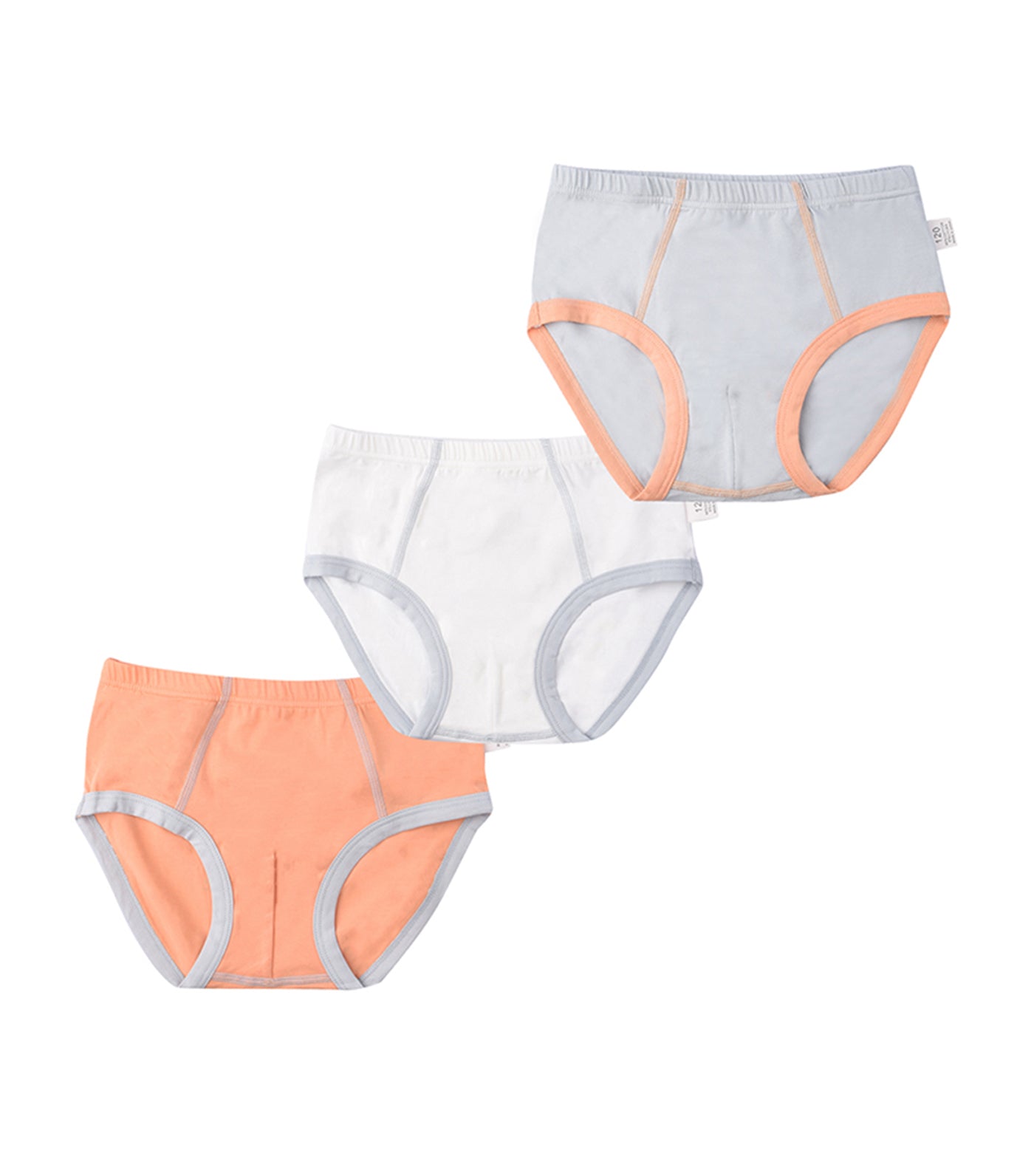 meet my feet orange clarion briefs - set of 3