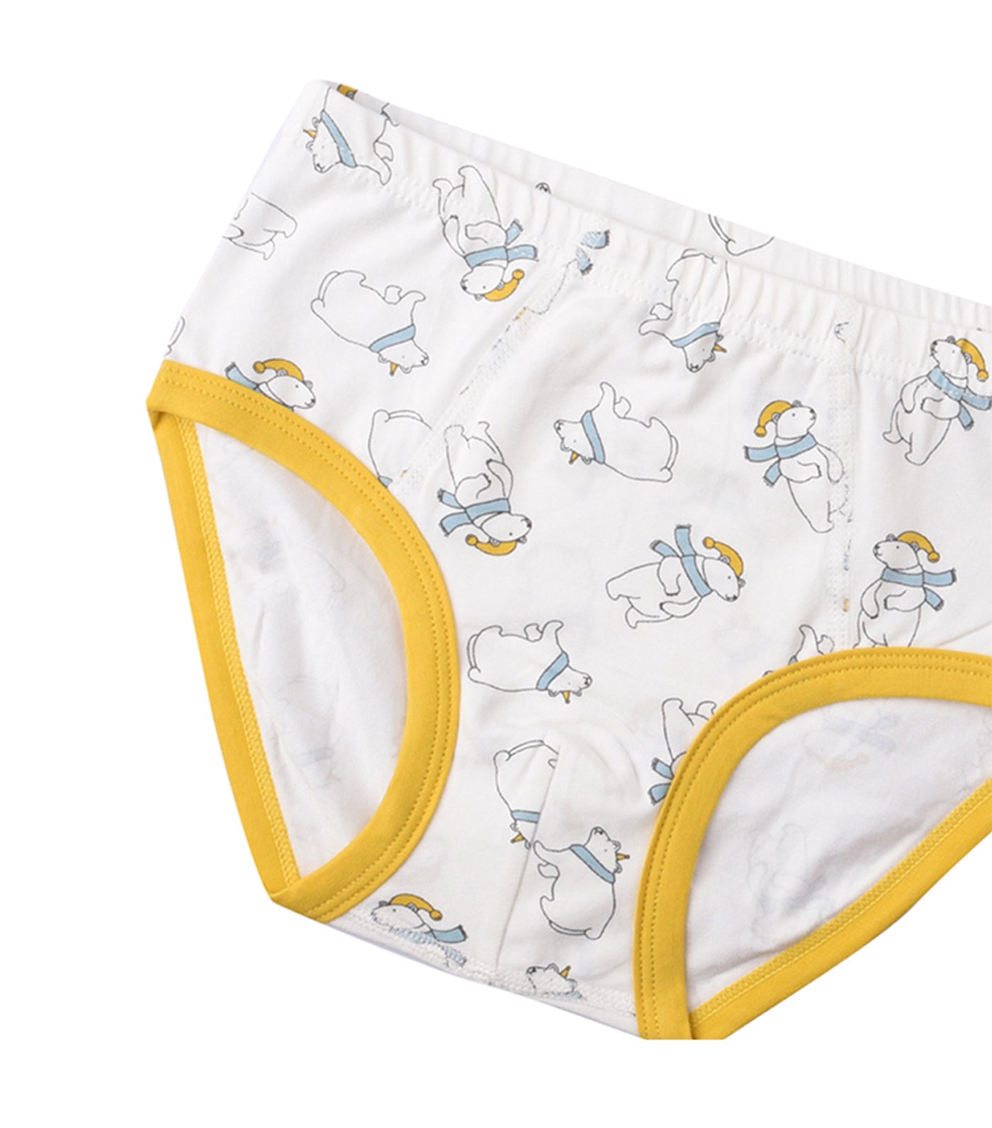meet my feet yellow gig briefs - set of 3