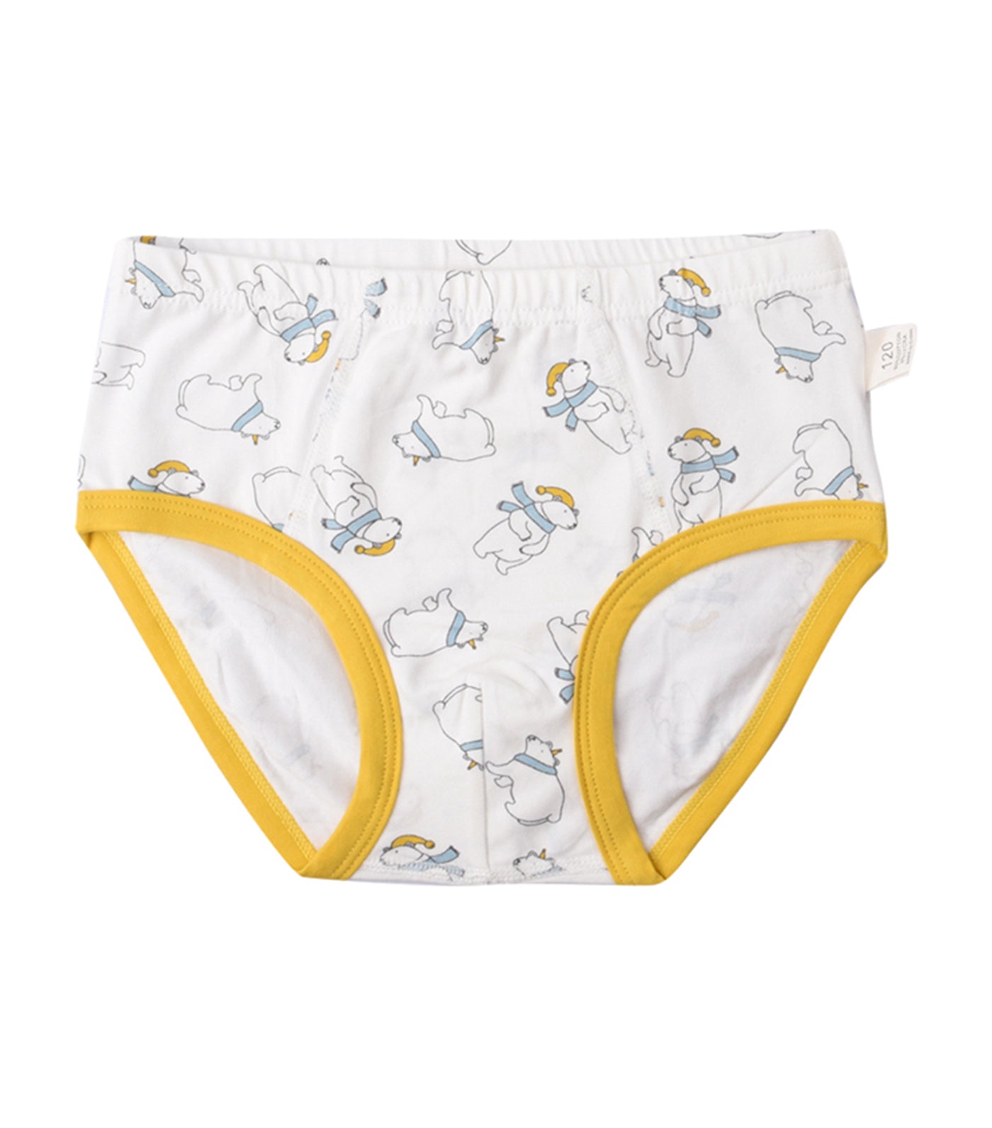 meet my feet yellow gig briefs - set of 3
