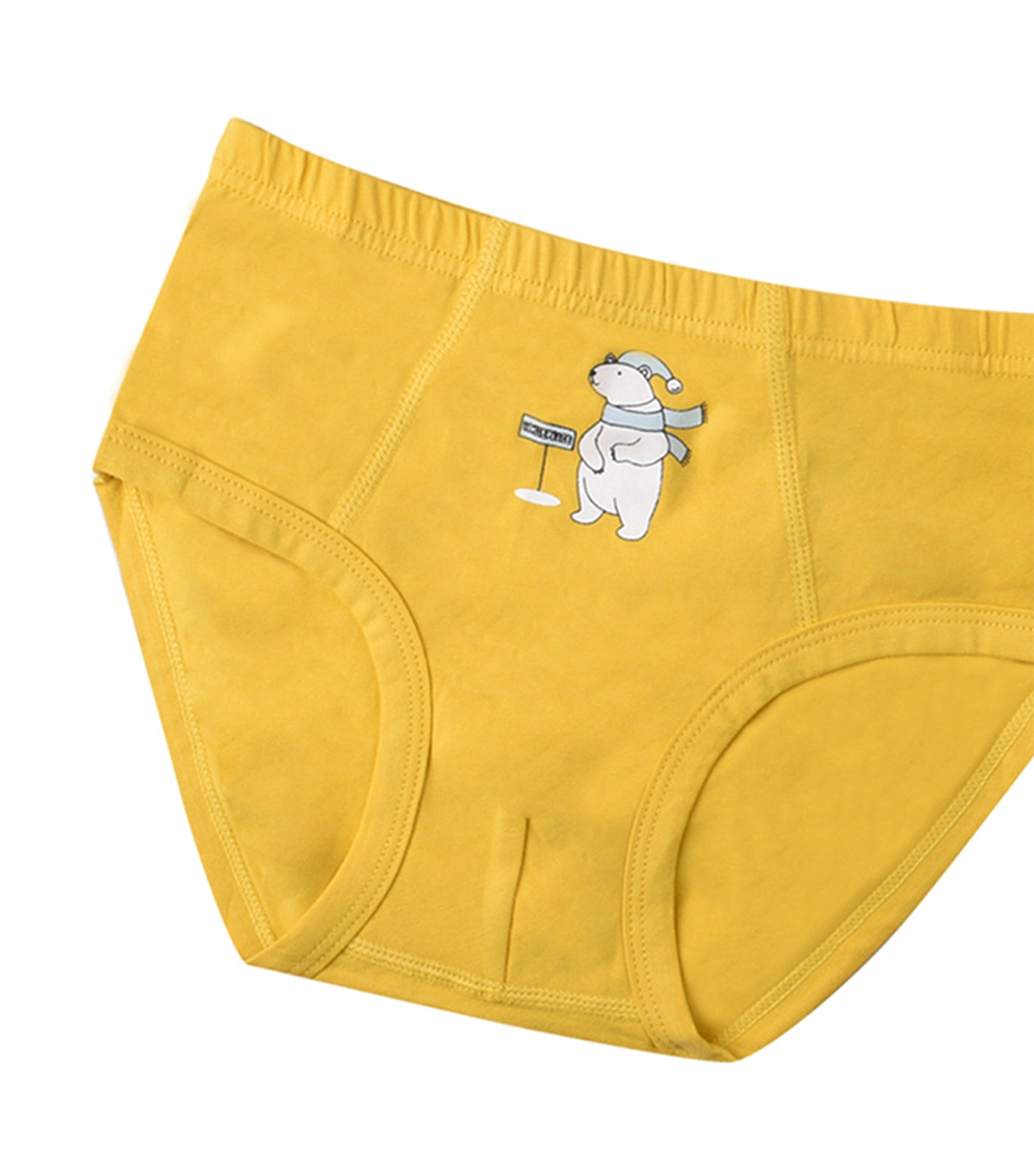 meet my feet yellow gig briefs - set of 3