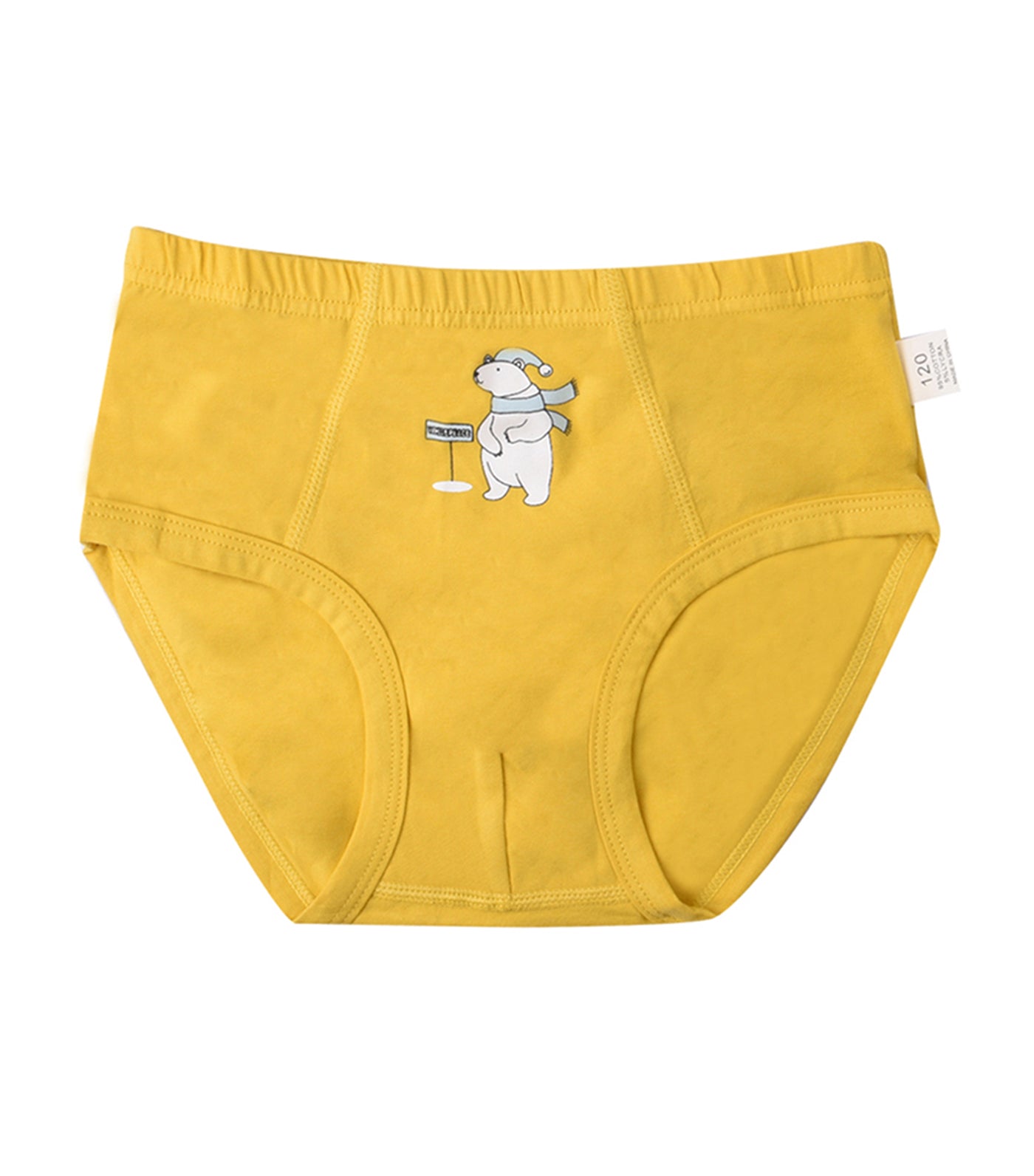 meet my feet yellow gig briefs - set of 3