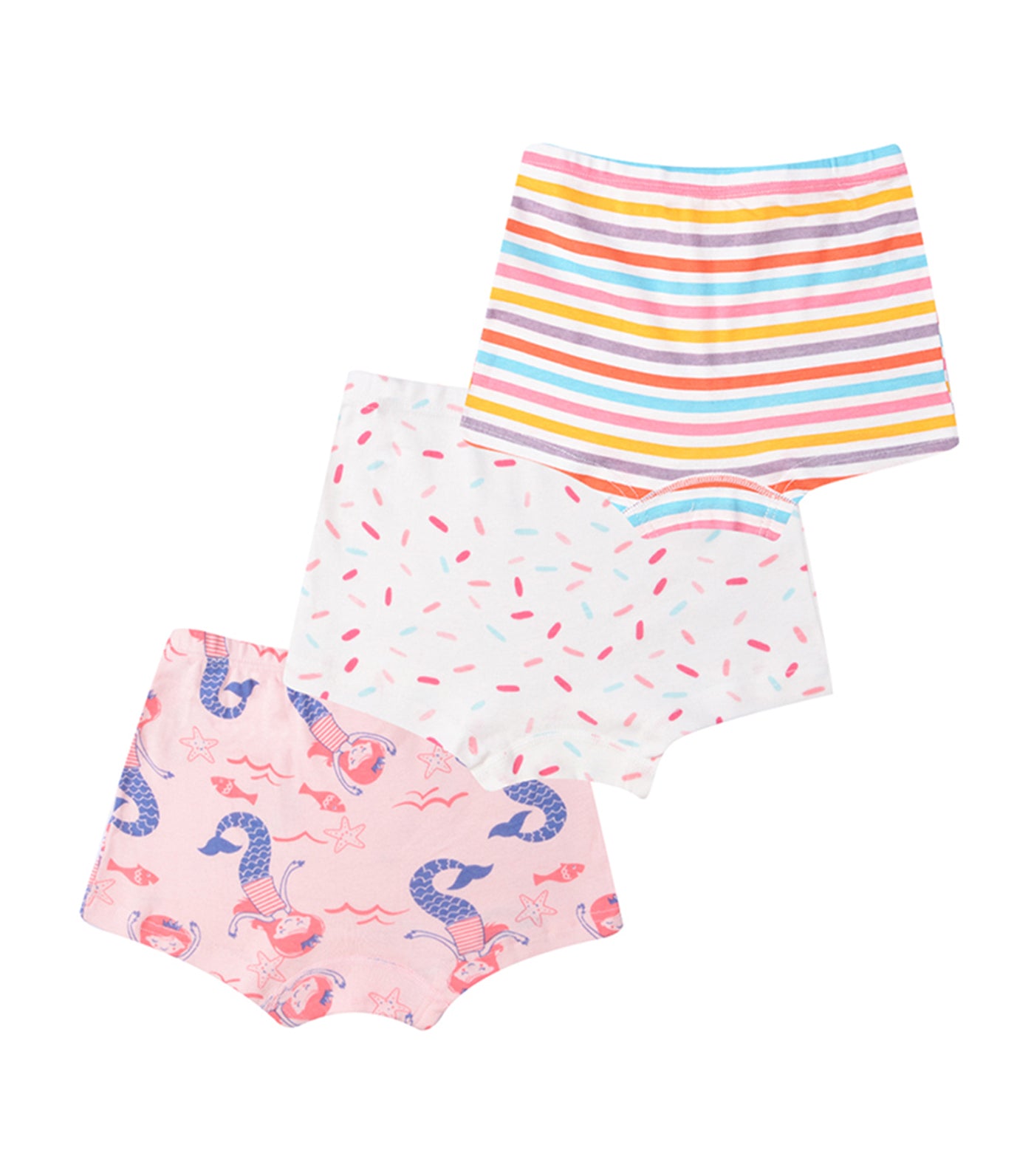 meet my feet arabesque boyshort, set of 3