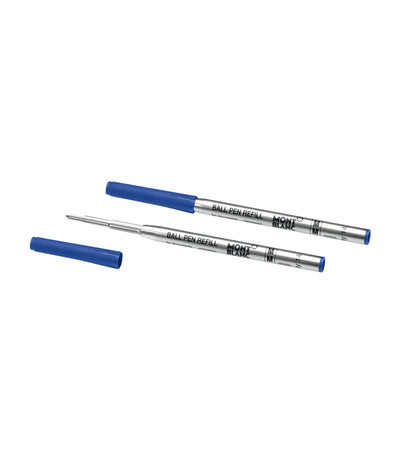 2 Ballpoint Pen Refills Medium Royal Blue