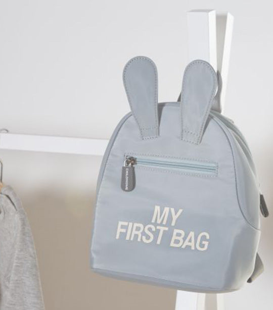 My First Bag - Gray/Off-White