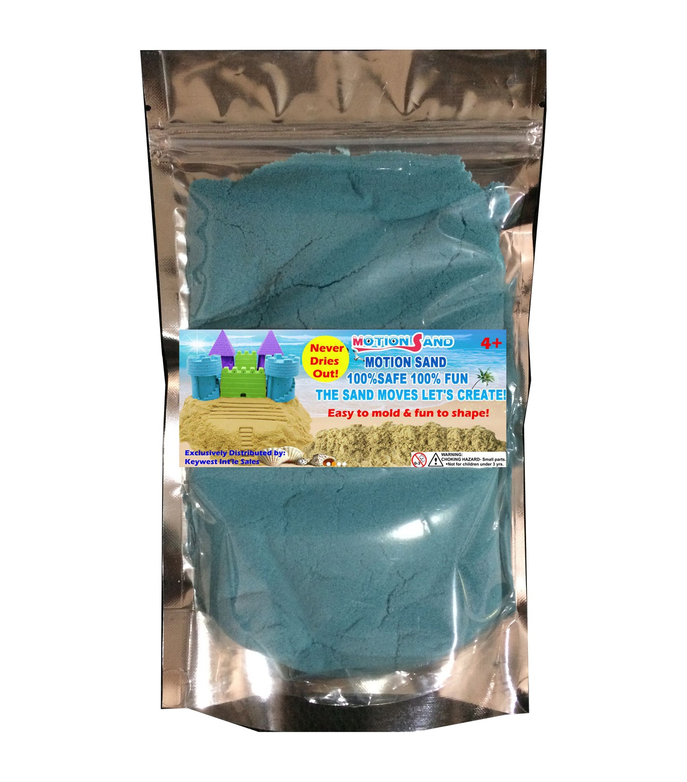 motion sand blue color sand