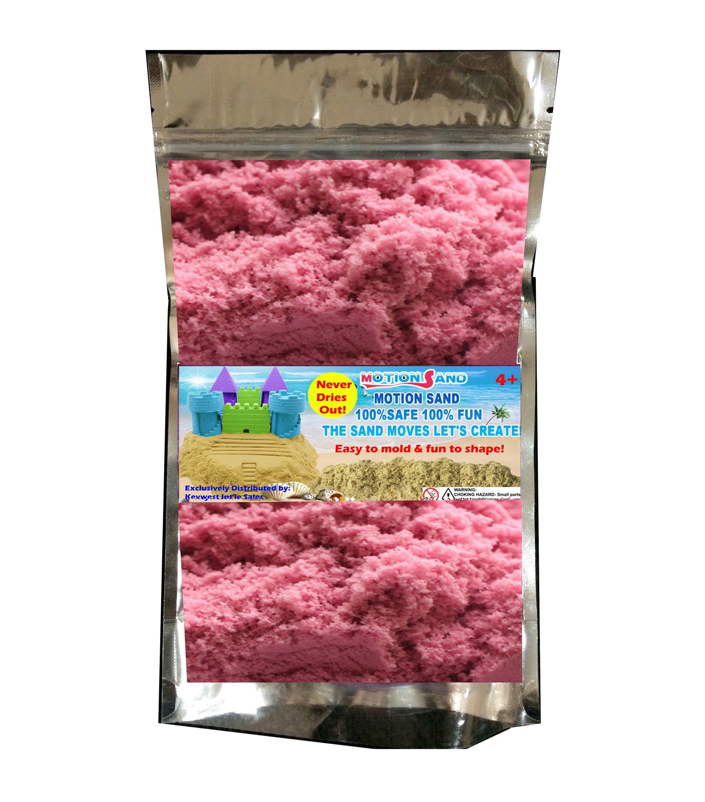 motion sand pink color sand