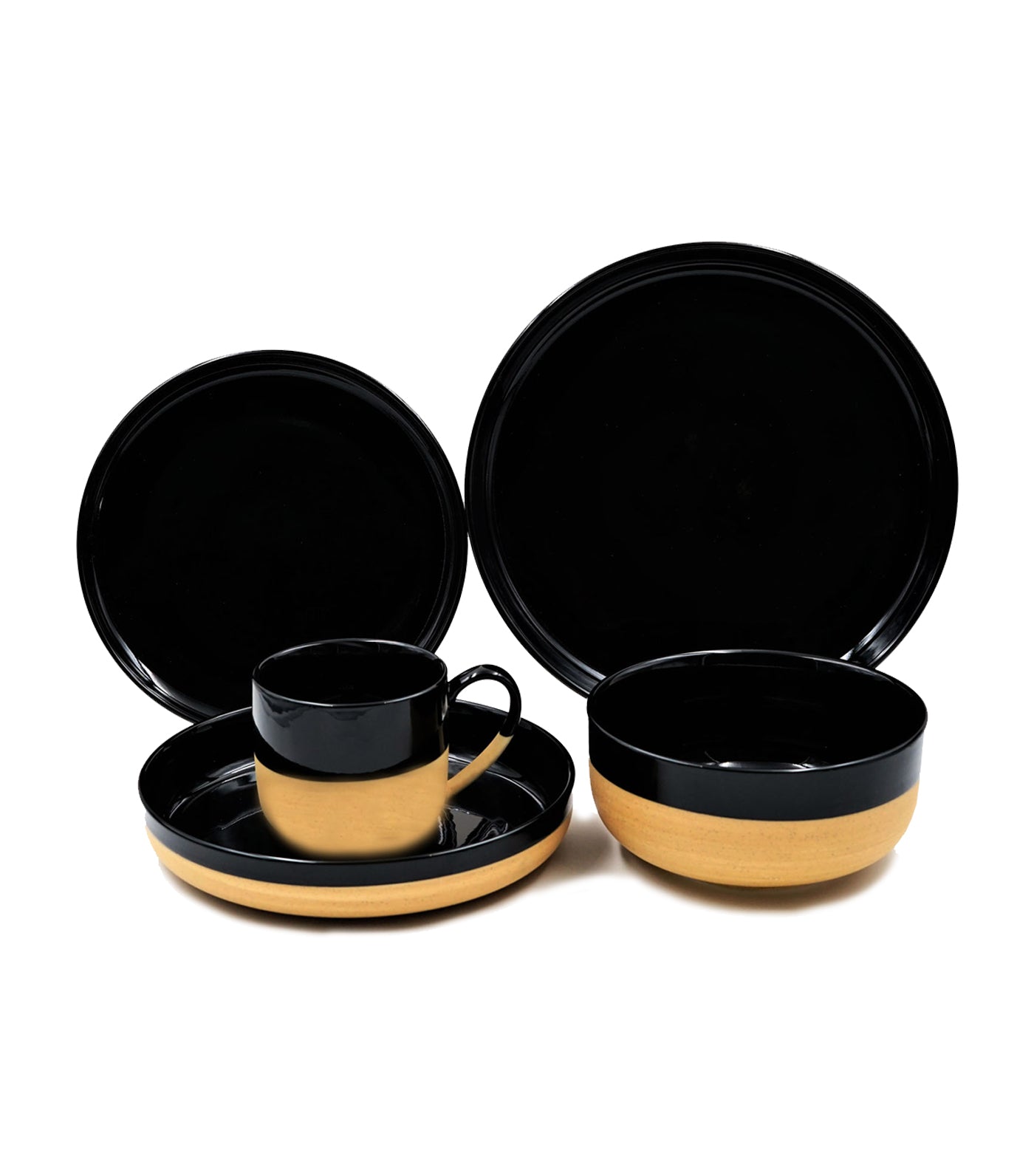  Multiple Choice 10-Piece Artisan Dinner Set - Onyx