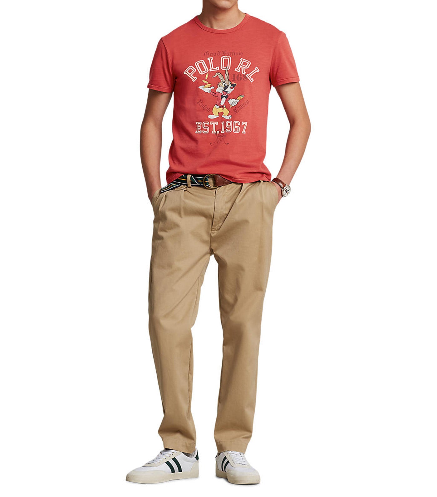 Men’s Custom Slim Fit Lunar New Year T-Shirt Red