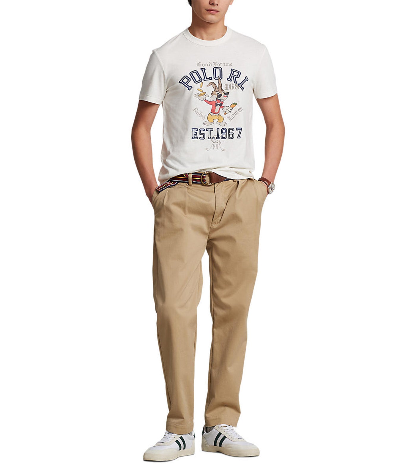 Men’s Custom Slim Fit Lunar New Year T-Shirt White