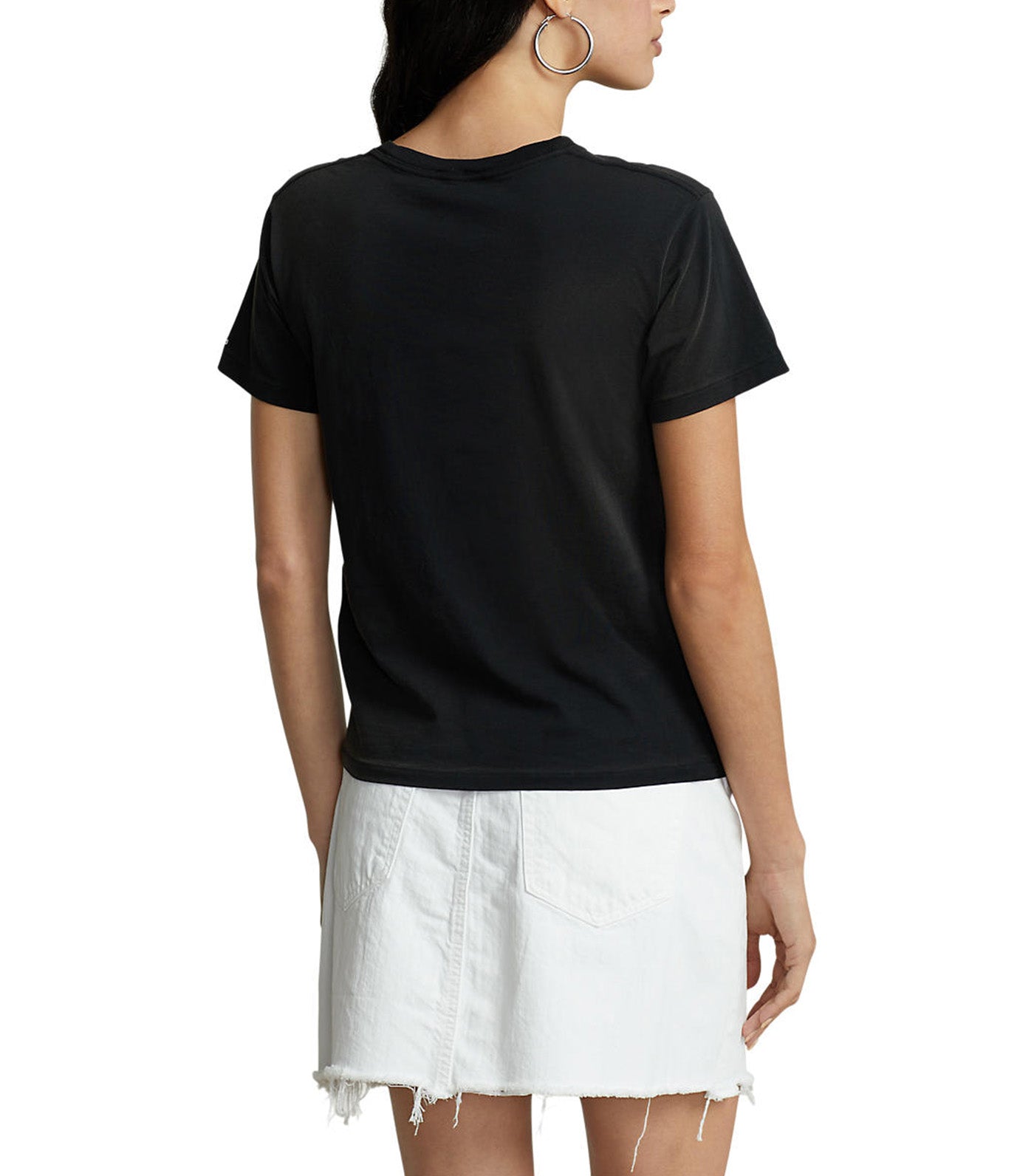 Women's RL Logo Jersey Tee Black