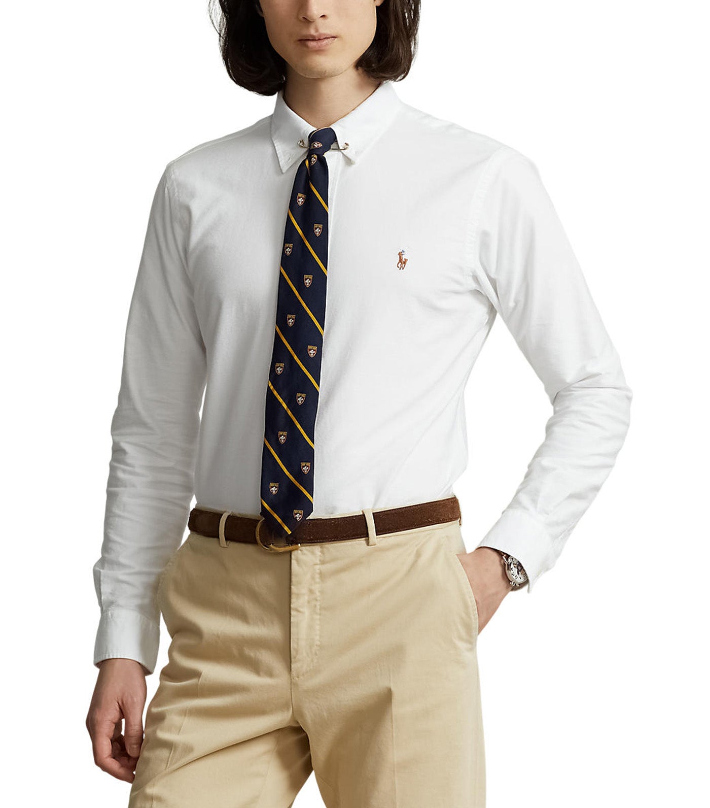 Men's Custom Fit Oxford Shirt White