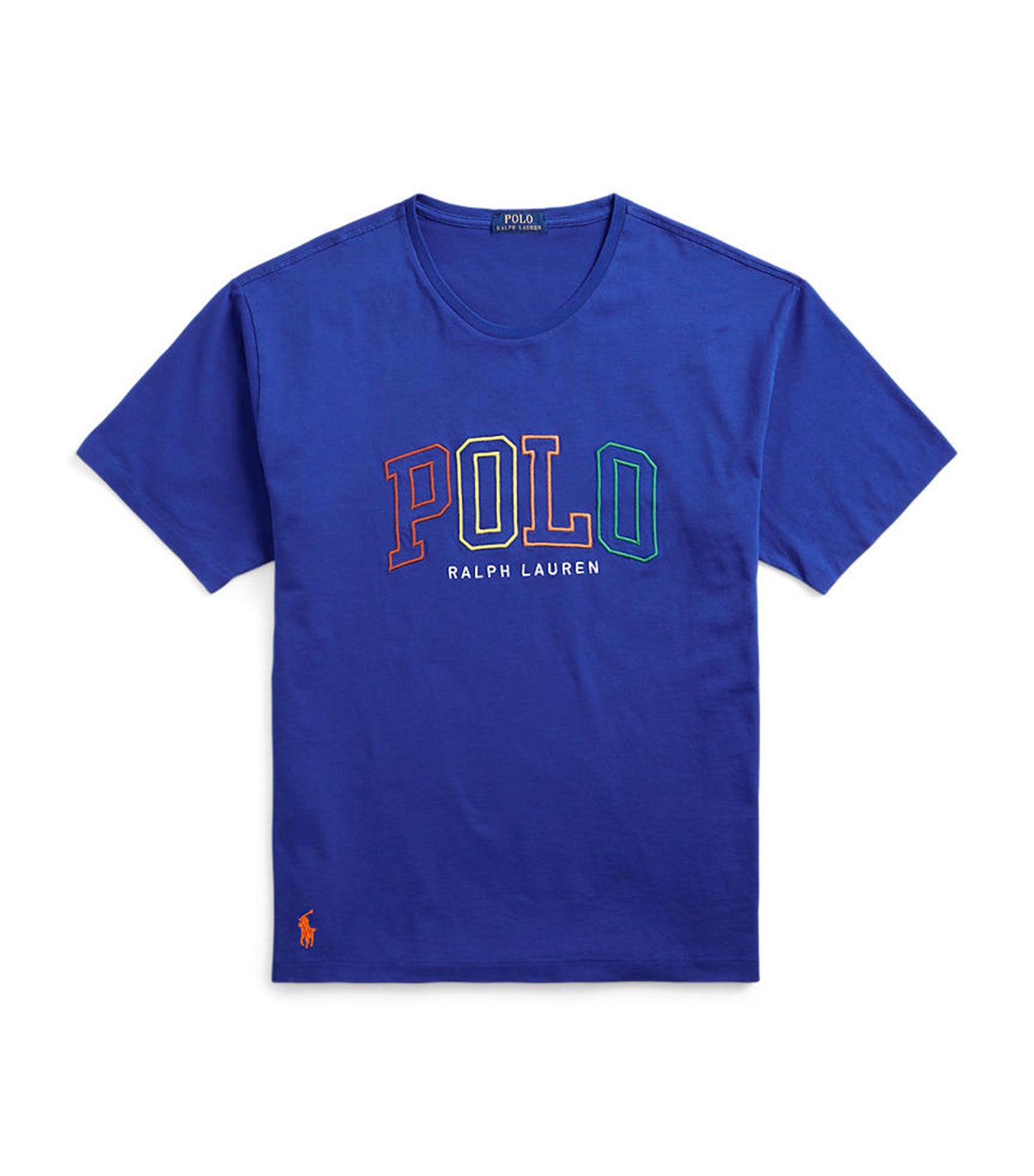 Men's Big Fit Logo Jersey T-Shirt Sapphire Store
