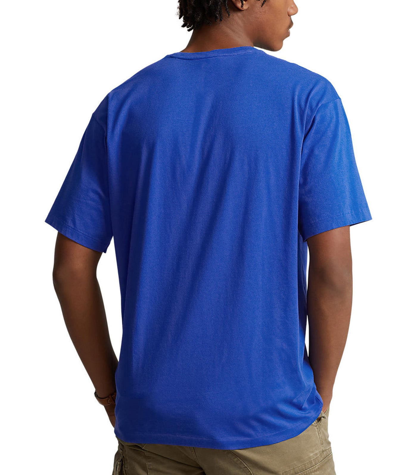 Men's Big Fit Logo Jersey T-Shirt Sapphire Store