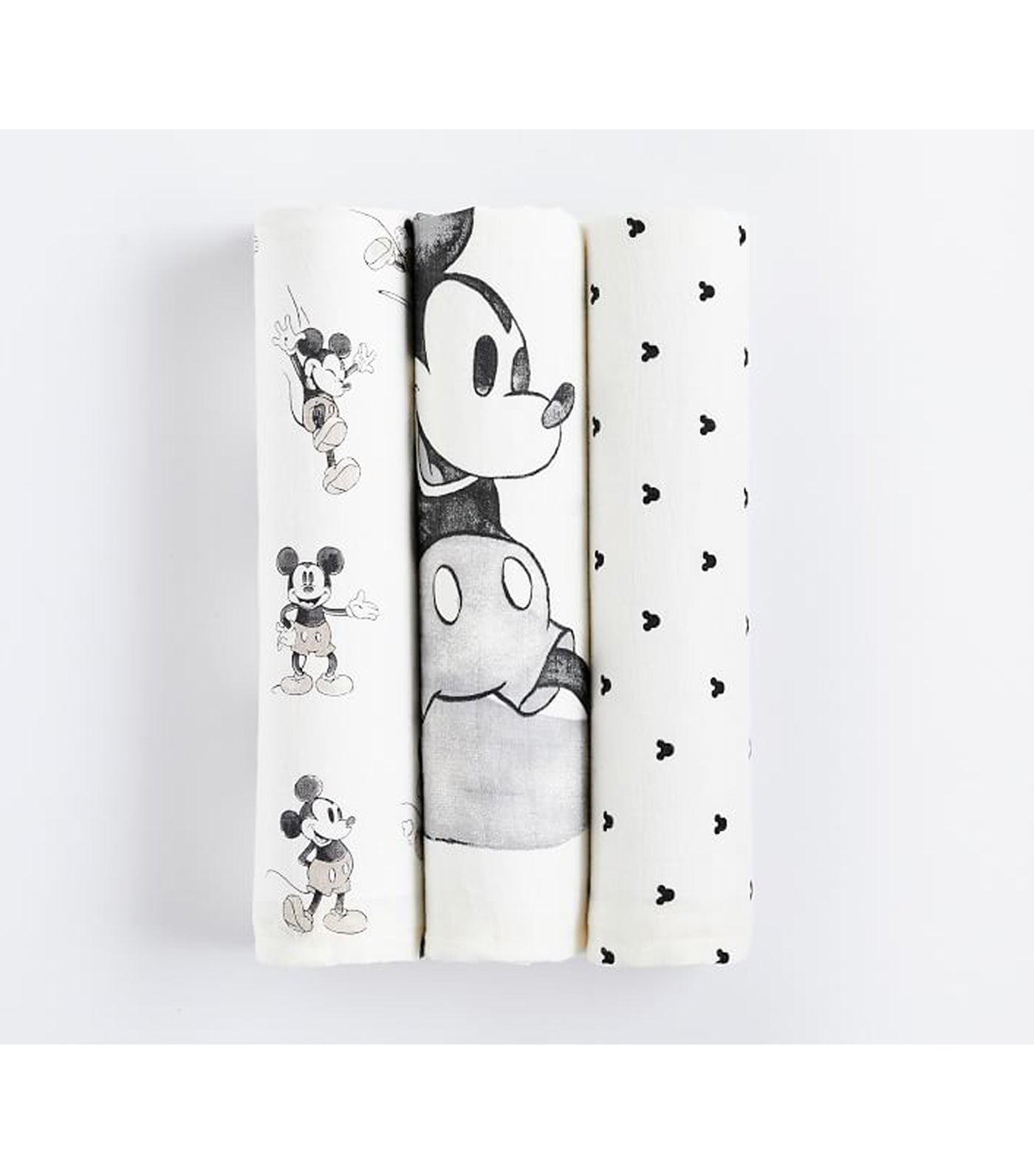 Disney Mickey And Minnie Mouse Organic Swaddle Set - Multi