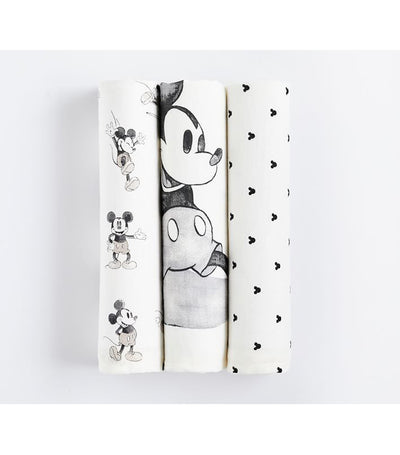 Disney Mickey And Minnie Mouse Organic Swaddle Set - Multi