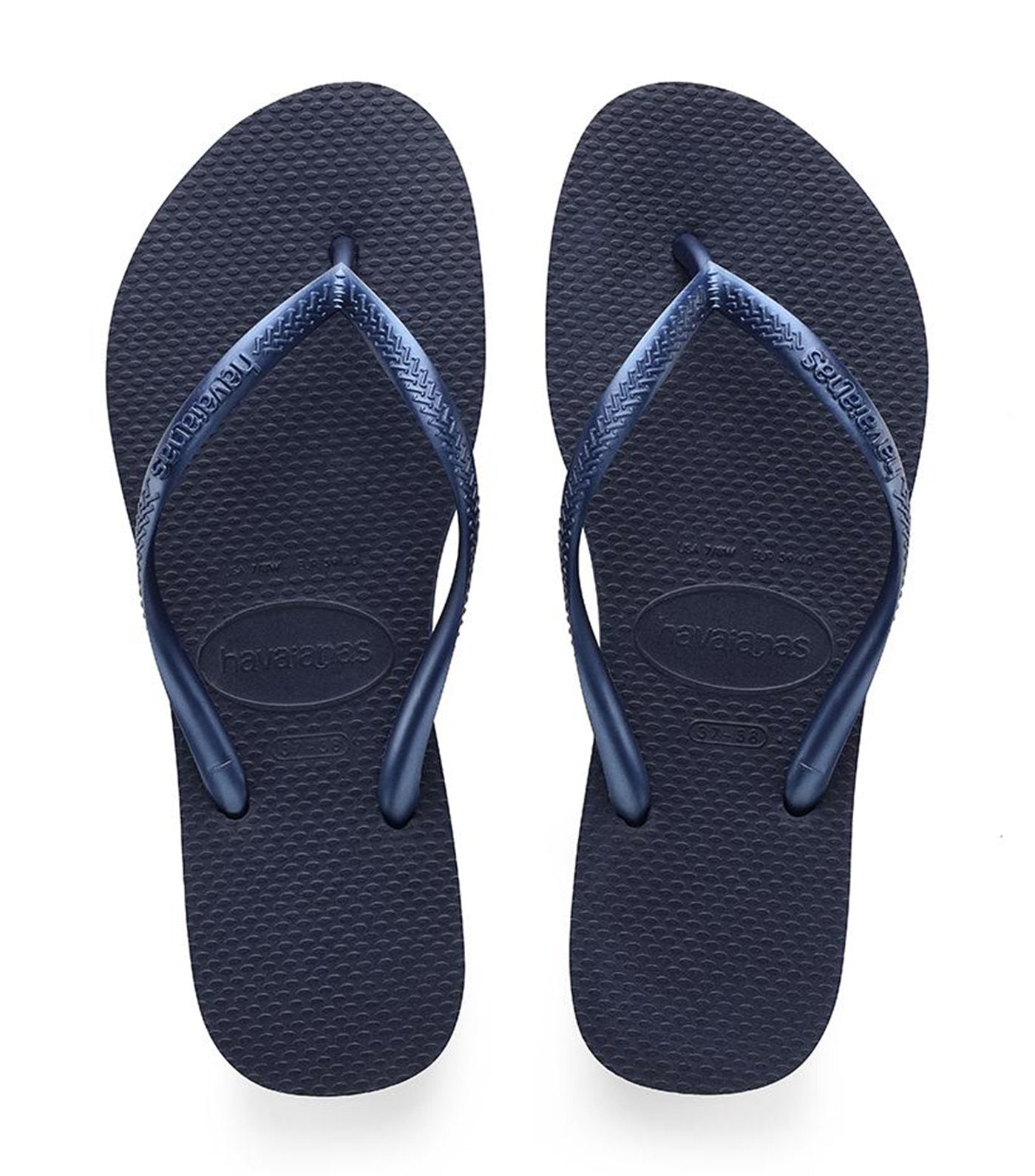 Havaianas Women's Slim Flip Flops - Navy