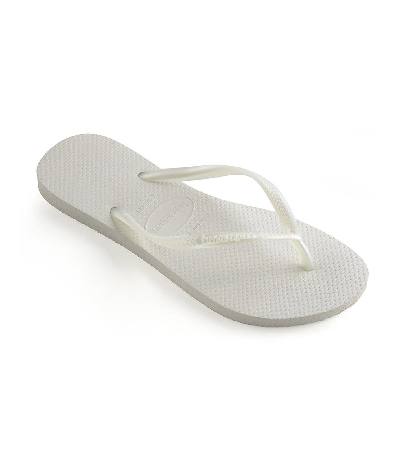 Havaianas Women's Slim Flip Flops - White 