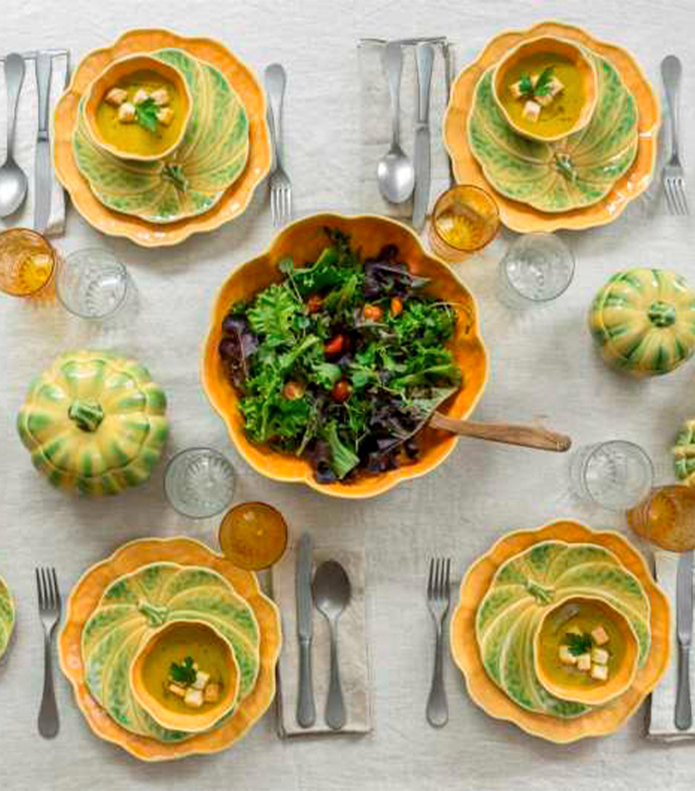 Bordallo Pinheiro Pumpkin Tableware Collection