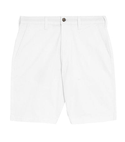 Cotton Rich Stretch Chino Shorts White