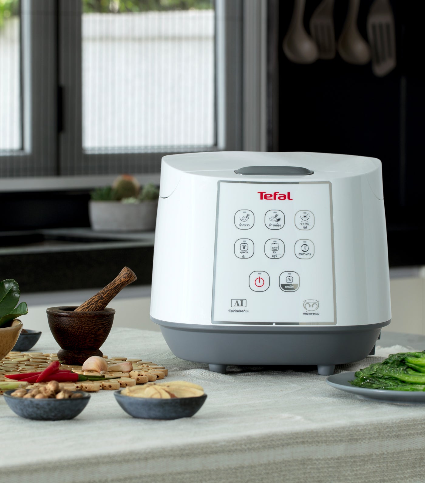 Tefal Easy Rice Spherical Pot Rice Cooker - White