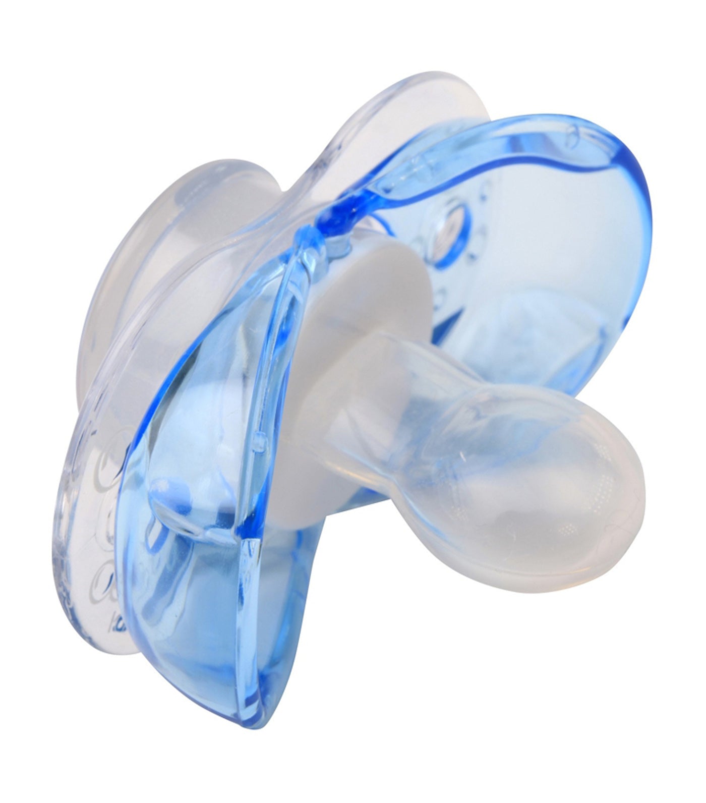 raz baby ethan penguin pacifier blue