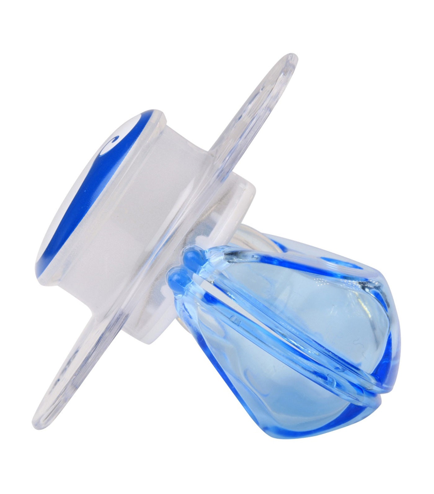raz baby ethan penguin pacifier blue