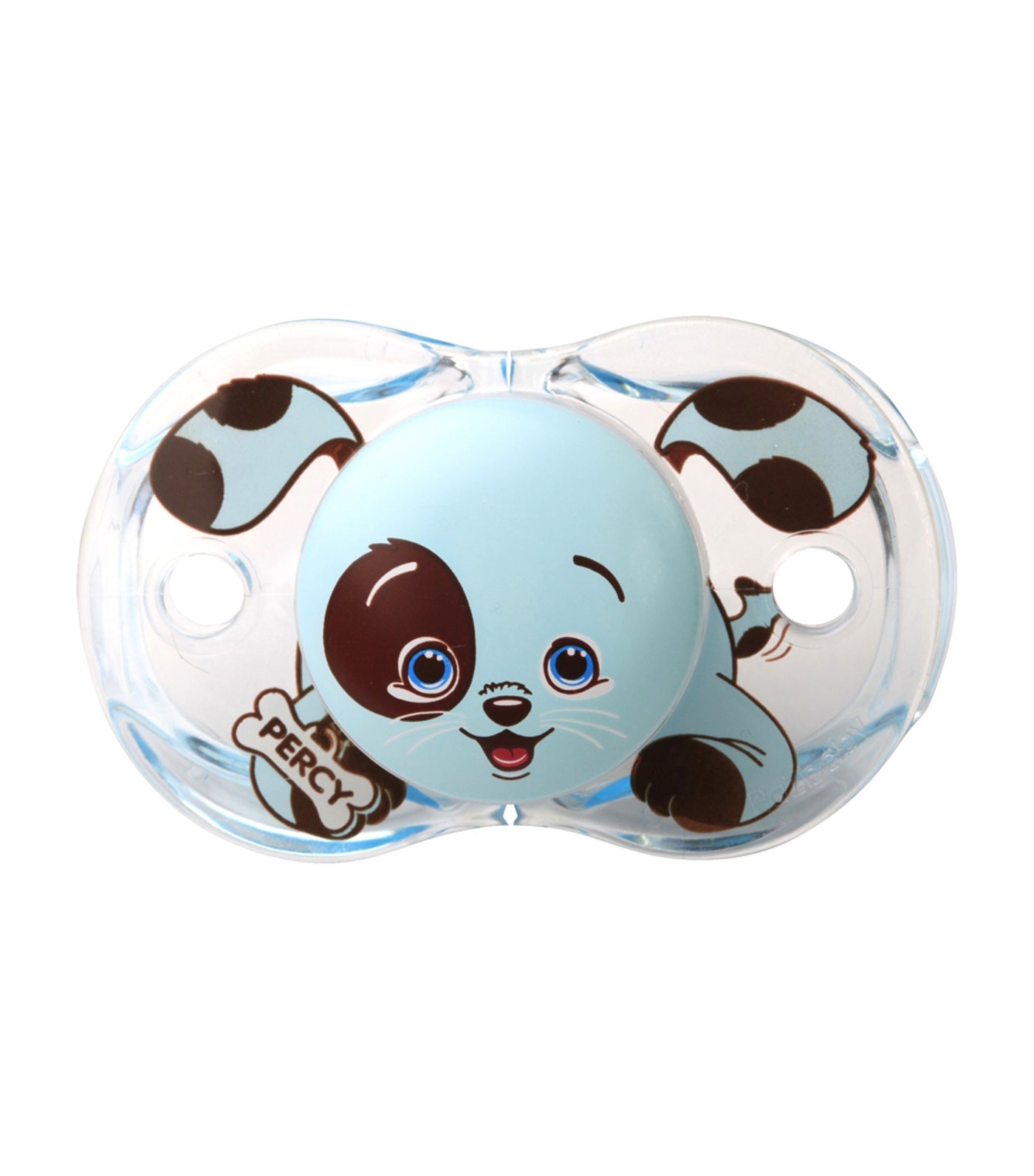 raz baby percy puppy pacifier blue