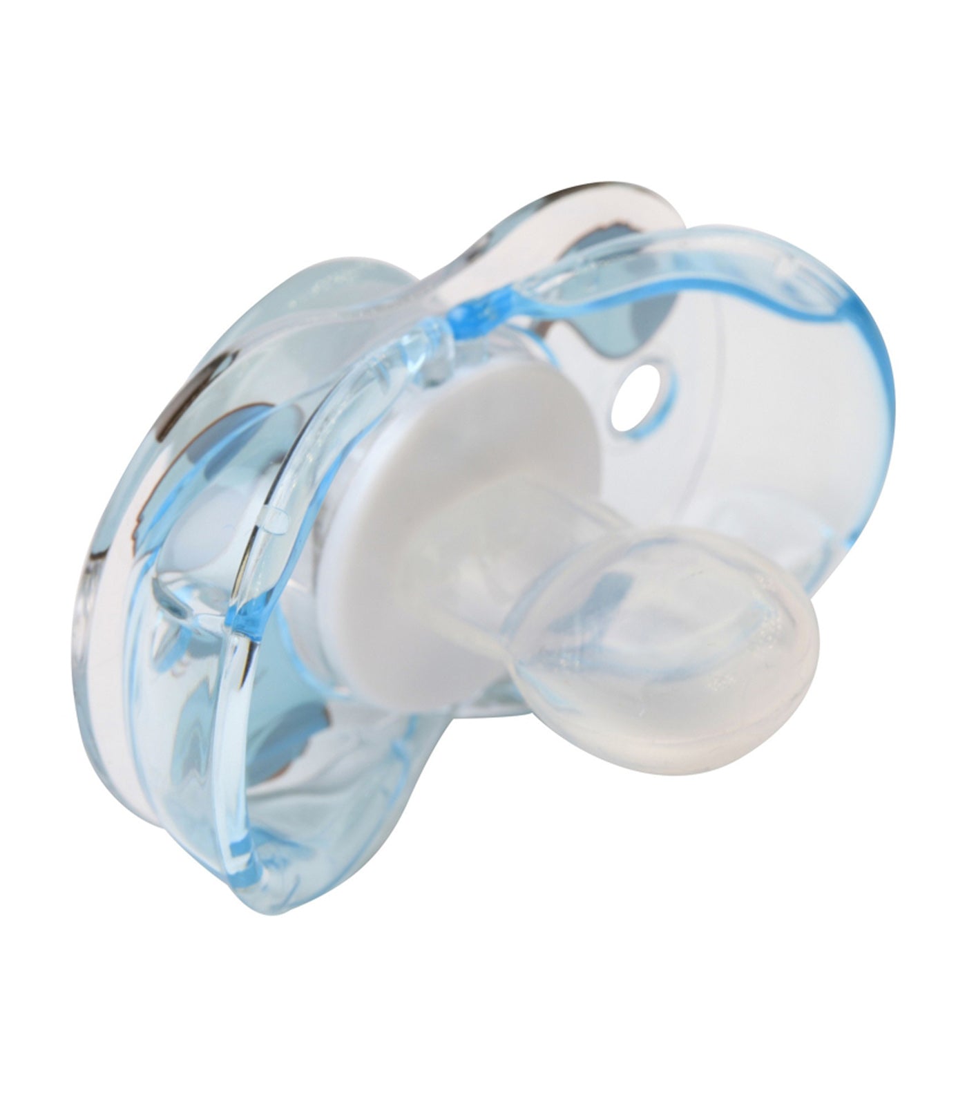 raz baby percy puppy pacifier blue
