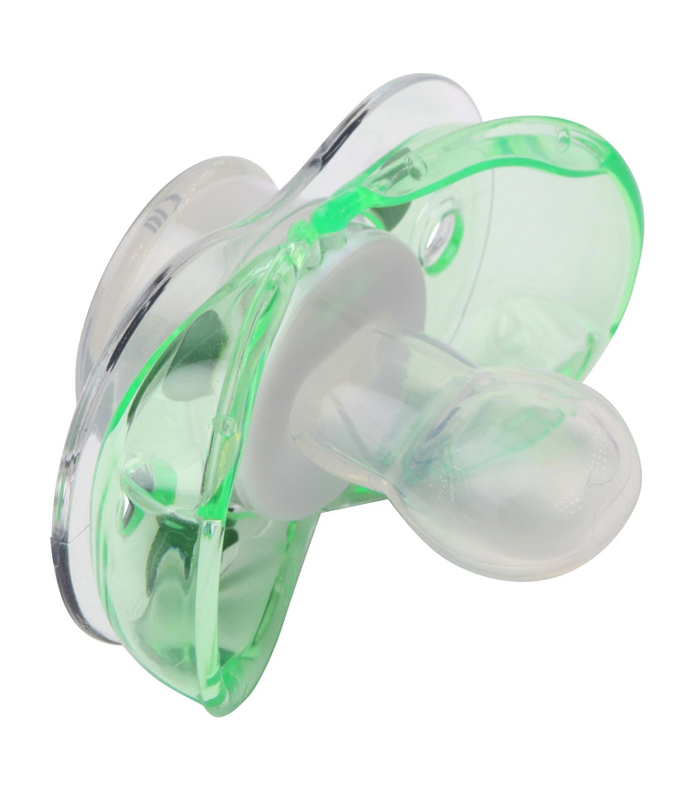 raz baby panky panda pacifier green