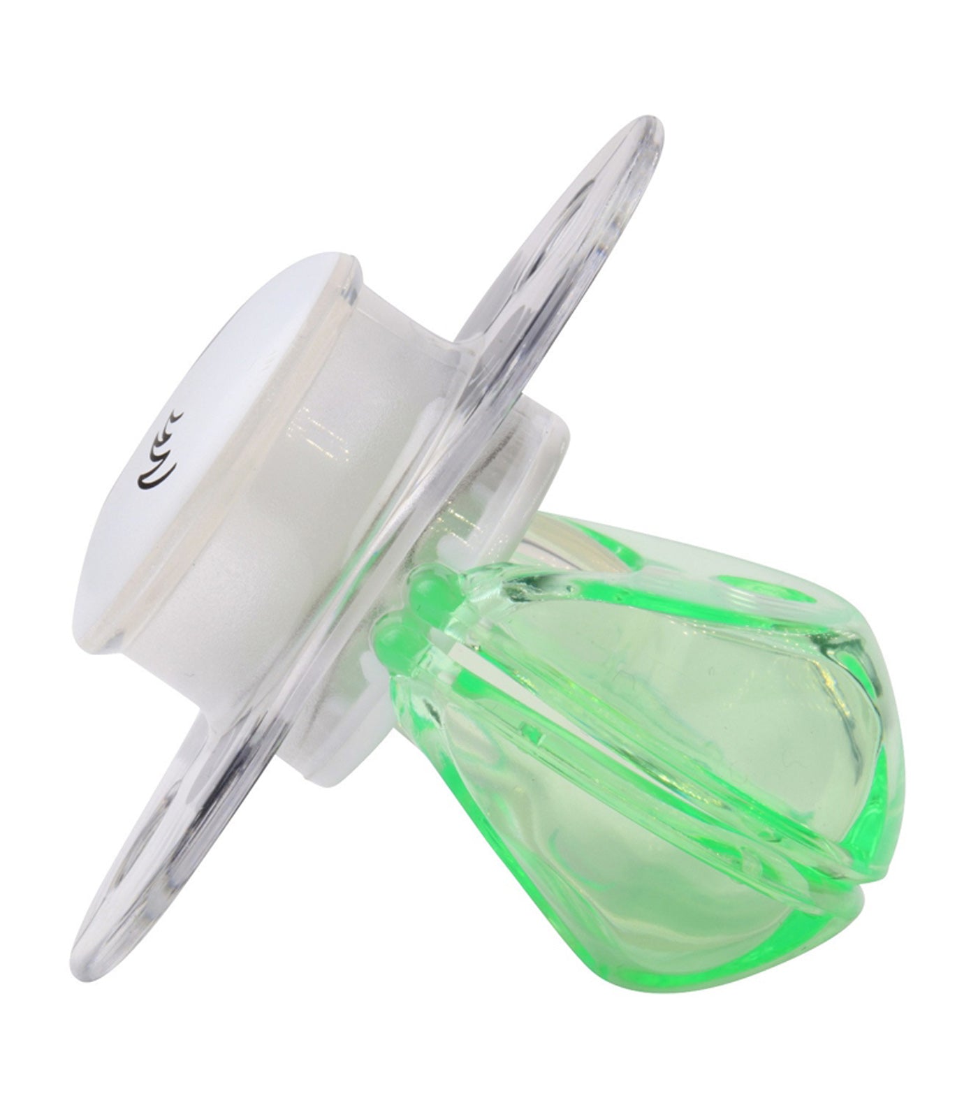 raz baby panky panda pacifier green