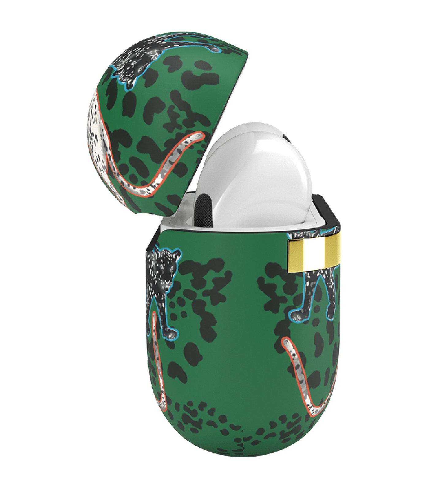 AirPods Pro Case Green Leopard