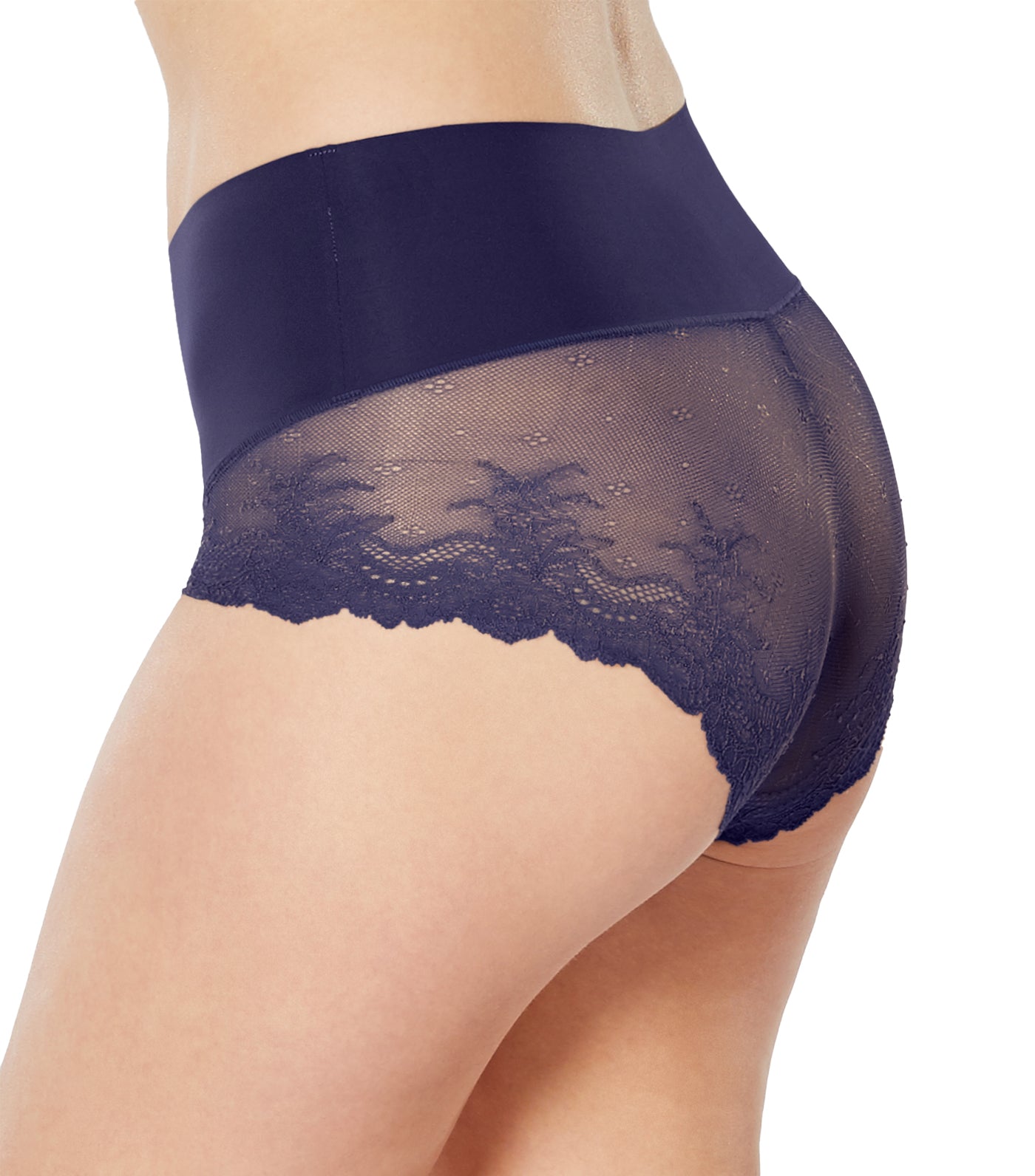Undie-tectable® Lace Hi-Hipster Panty Midnight Navy