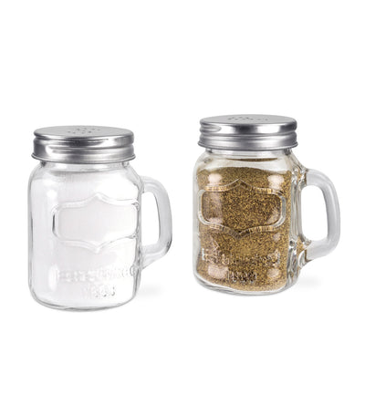 MakeRoom Salt & Pepper Mason Jar Shaker Set